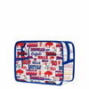 Buffalo Bills NFL Repeat Retro Print Clear Cosmetic Bag (PREORDER - SHIPS LATE JULY)