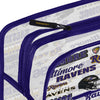 Baltimore Ravens NFL Repeat Retro Print Clear Cosmetic Bag (PREORDER - SHIPS LATE JULY)