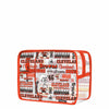 Cleveland Browns NFL Repeat Retro Print Clear Cosmetic Bag (PREORDER - SHIPS LATE JULY)