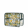 Green Bay Packers NFL Repeat Retro Print Clear Cosmetic Bag (PREORDER - SHIPS LATE JULY)