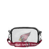 Arizona Cardinals NFL Team Stripe Clear Crossbody Bag