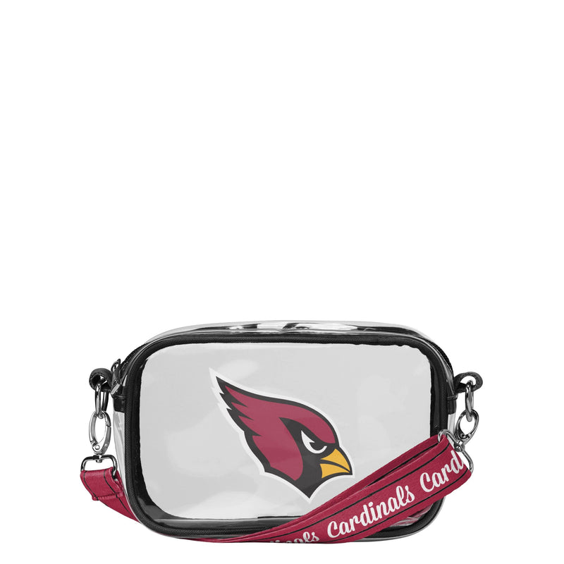 Arizona Cardinals NFL Team Stripe Clear Crossbody Bag (PREORDER - SHIPS MID  NOVEMBER)