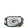 Green Bay Packers NFL Team Stripe Clear Crossbody Bag