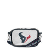 Houston Texans NFL Team Stripe Clear Crossbody Bag