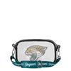 Jacksonville Jaguars NFL Team Stripe Clear Crossbody Bag