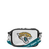 Jacksonville Jaguars NFL Team Stripe Clear Crossbody Bag