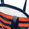 Auburn Tigers NCAA Team Stripe Canvas Tote Bag