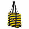 Iowa Hawkeyes NCAA Team Stripe Canvas Tote Bag