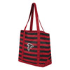 Atlanta Falcons NFL Team Stripe Canvas Tote Bag