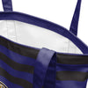 Baltimore Ravens NFL Team Stripe Canvas Tote Bag