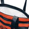 Chicago Bears NFL Team Stripe Canvas Tote Bag