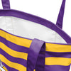 Minnesota Vikings NFL Team Stripe Canvas Tote Bag
