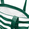 New York Jets NFL Team Stripe Canvas Tote Bag