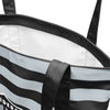 Las Vegas Raiders NFL Team Stripe Canvas Tote Bag