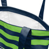 Seattle Seahawks NFL Team Stripe Canvas Tote Bag