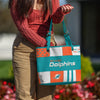 Miami Dolphins NFL Printed Collage Tote