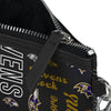 Baltimore Ravens NFL Spirited Style Printed Collection Repeat Logo Wristlet