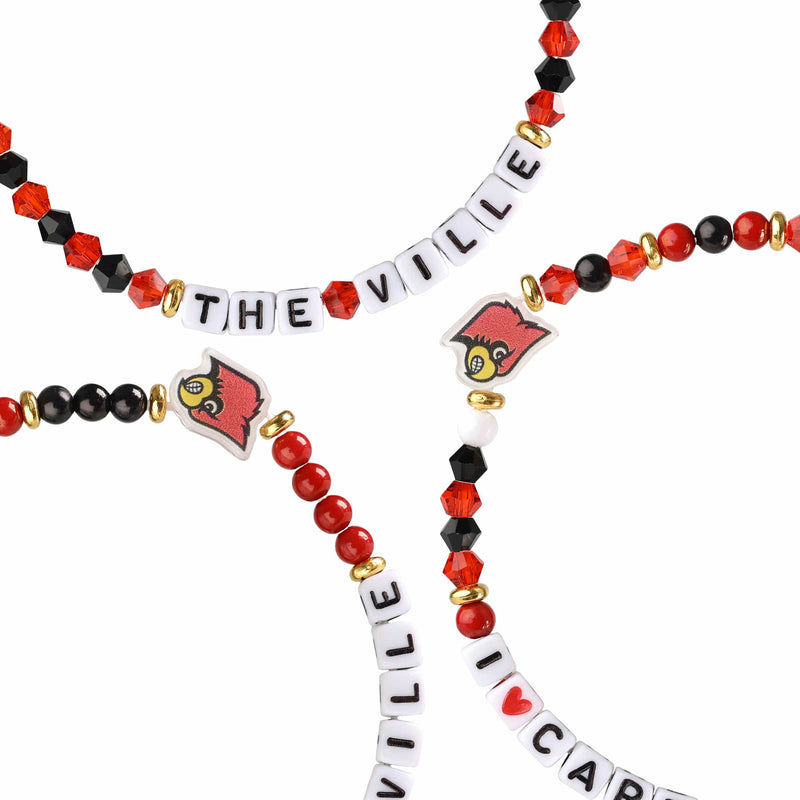 louisville cardinals mens bracelet