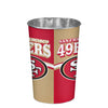 San Francisco 49ers NFL Team Stripe Waste Basket