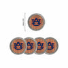Auburn Tigers NCAA 5 Pack Barrel Coaster Set