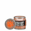 Clemson Tigers NCAA 5 Pack Barrel Coaster Set
