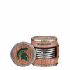 Michigan State Spartans NCAA 5 Pack Barrel Coaster Set