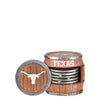 Texas NCAA 5 Pack Barrel Coaster Set