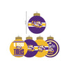LSU Tigers NCAA Holiday 5 Pack Coaster Set