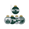 Michigan State Spartans NCAA Holiday 5 Pack Coaster Set