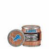 Detroit Lions NFL 5 Pack Barrel Coaster Set