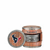 Houston Texans NFL 5 Pack Barrel Coaster Set
