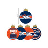Denver Broncos NFL Holiday 5 Pack Coaster Set
