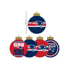 New England Patriots NFL Holiday 5 Pack Coaster Set