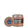 Toronto Maple Leafs NHL 5 Pack Barrel Coaster Set