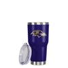 Baltimore Ravens NFL Purple Team Logo 30 oz Tumbler