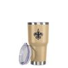 New Orleans Saints NFL Gold Team Logo 30 oz Tumbler