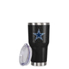 Dallas Cowboys NFL Black Team Logo 30 oz Tumbler