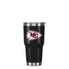 Kansas City Chiefs NFL Black Team Logo 30 oz Tumbler