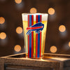Buffalo Bills NFL Team Stripe Pint Glass