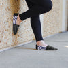 Colorado Rockies MLB Womens Stripe Canvas Shoes