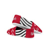 Cincinnati Reds MLB Womens Stripe Canvas Shoes
