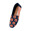 Auburn Tigers NCAA Womens Stripe Canvas Shoes