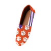 Clemson Tigers NCAA Womens Stripe Canvas Shoes