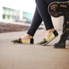 Boston Bruins NHL Womens Stripe Canvas Shoes