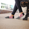 Chicago Blackhawks NHL Womens Stripe Canvas Shoes