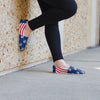 New York Rangers NHL Womens Stripe Canvas Shoes