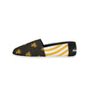 Pittsburgh Penguins NHL Womens Stripe Canvas Slip On Shoes