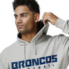 Denver Broncos NFL Mens Gray Woven Hoodie