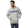 New England Patriots NFL Mens Gray Woven Hoodie