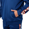Chicago Bears NFL Mens Stripe Logo Track Jacket